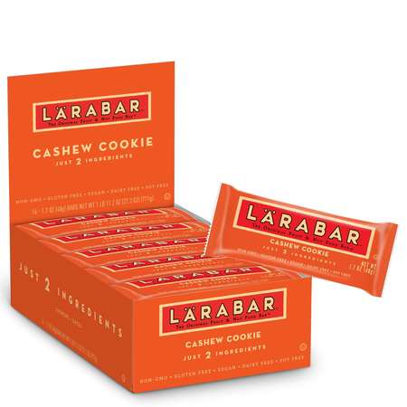 LARABAR Larabar Wellness Bars Cashew Cookie 1.7 oz., PK64 21908-41873